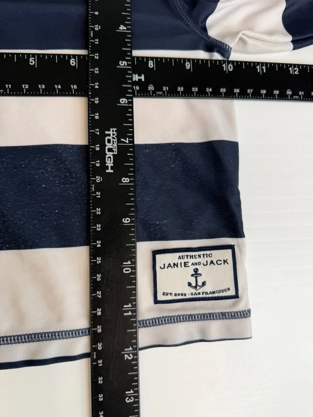 Janie And Jack Rash Guard Baby 6 Month Stripe UPF Beach Pool Swim Shirt Party Go